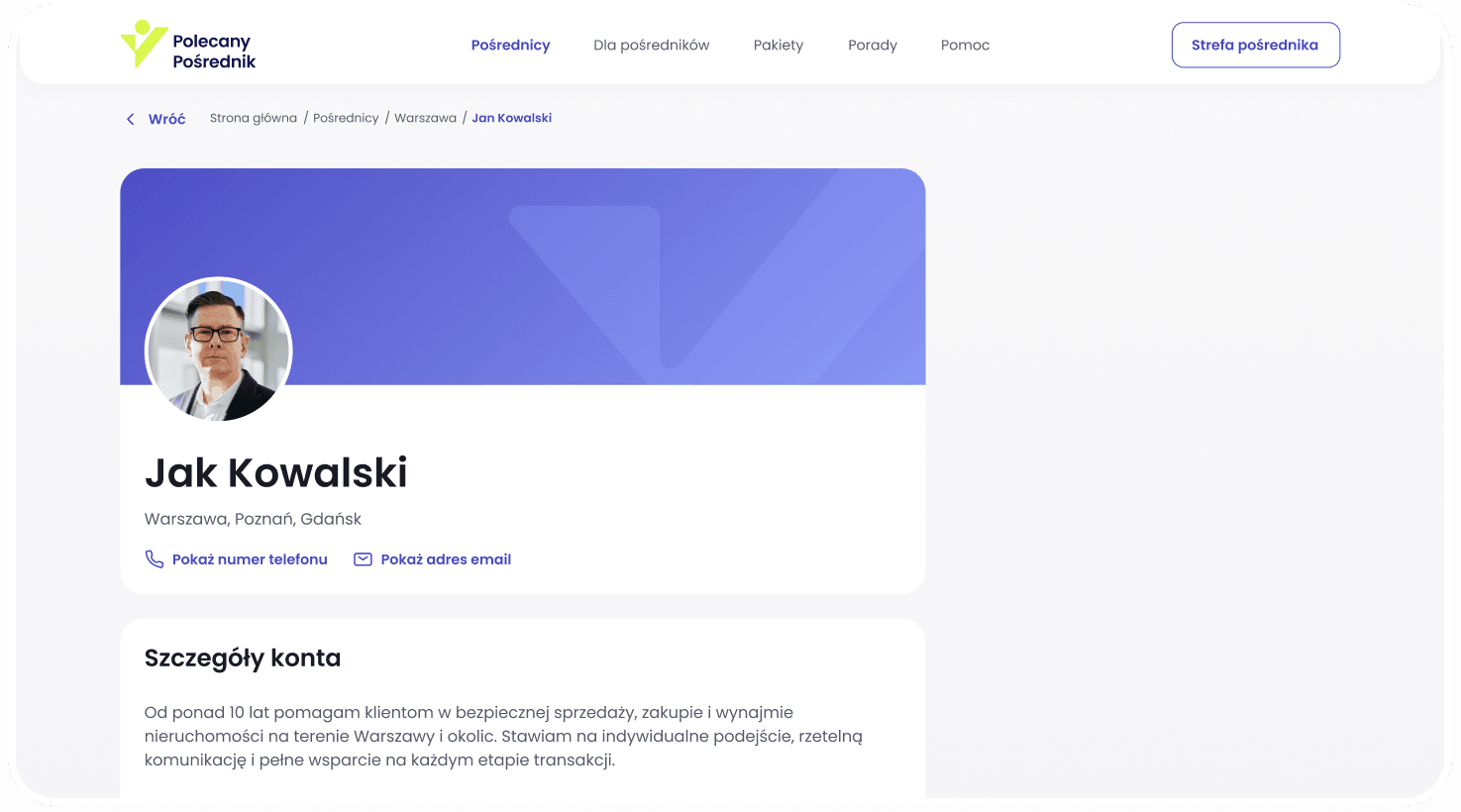Konto pośrednika
